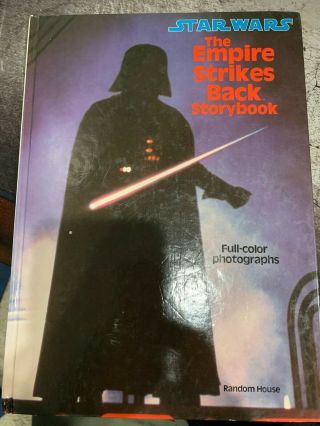Vintage Star Wars The Empire Strikes Back Storybook Random House 1980 - Verygood