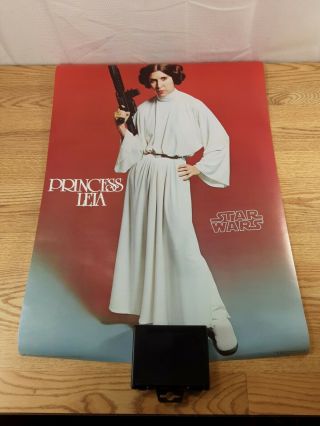 1977 Star Wars Princess Leia 20th Century Fox Movie Promo Poster 20 " X 28 "