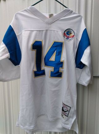 Dan Fouts Throwback Jersey 1984 Mitchell & Ness San Diego Chargers Sewn Mens