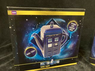 Dr Who Tardis Ceramic Teapot Tea Pot 750ml 11th Doctor Matt Smith