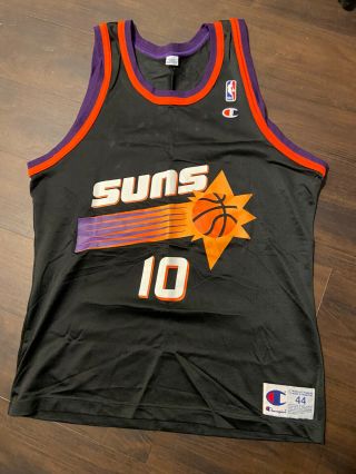 Vintage Sam Cassell Phoenix Suns Jersey Size 44 Champion Nba 90 