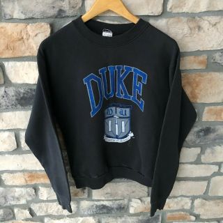 Vintage 90s 1990s Duke University Blue Devils Sweatshirt Adult Large