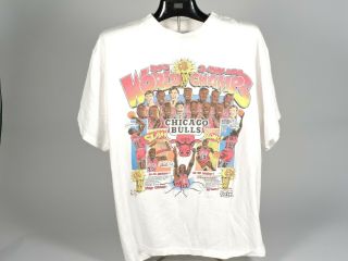 Chicago Bulls 1993 Nba Champs T - Shirt - 3 Peat Michael Jordan Era