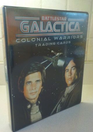 Battlestar Galactica Colonial Warriors Trading Card Binder
