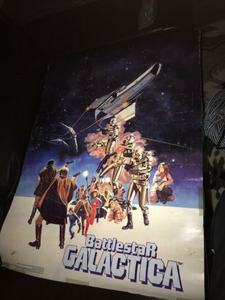 Battlestar Galactica Cereal General Mills Poster 1978 Pro Arts 20x 28