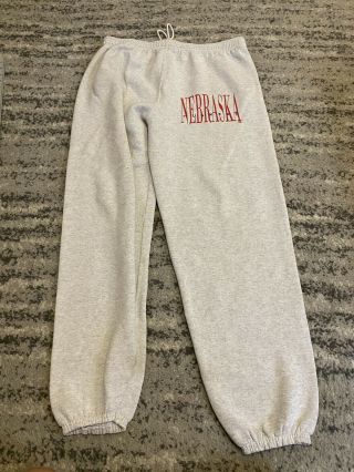 Vintage Sweatpants,  University Of Nebraska,  Usa Made,  Huskers