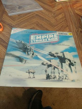 The Story Of The Empire Strikes Back Star Wars 1983 Lp Record Album Vinyl,  Book