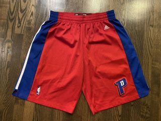 Vintage Adidas Detroit Pistons Basketball Shorts Size Xl