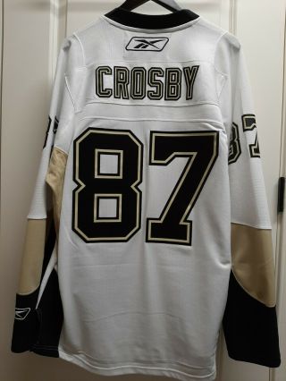 Reebok Nhl Sidney Crosby Pittsburgh Penguins Jersey White Size Xl