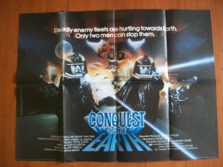Battlestar Galactica Conquest Of The Earth 1980 British Poster