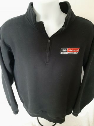 Wood Brothers Racing Team Issued 21 Ford Motorcraft Large Pullover Dibenedetto