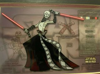 ACME Archives Limited Exclusive Star Wars Asajj Ventress Character Key 158/1250 3