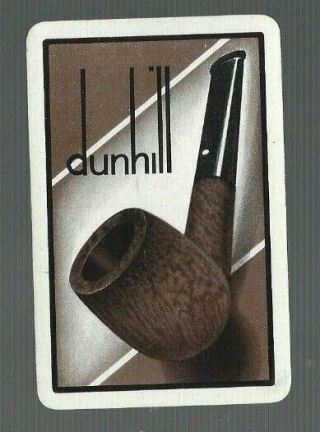 Playing Swap Cards 1 Vint U.  K.  Dunhill Smoking Pipe Monotone C27