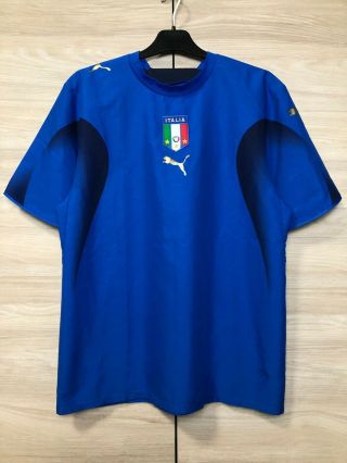 Italy Italia 2006 - 2007 Home Football Shirt Soccer Jersey World Cup Size M