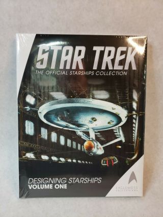 Star Trek Designing Starships Reference Book Vol.  1 Eaglemoss Hardcover