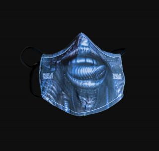 H R Giger Museum Elp Brain Salad Surgery Face Mask Alien
