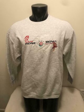 Vintage 1997 Rose Bowl Ohio State Buckeyes Asu Sun Devils Sweatshirt Large Usa