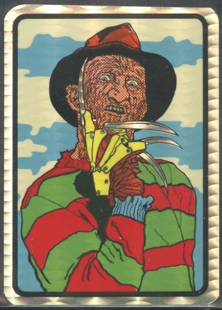 Freddy Krueger A Nightmare On Elm Street Horror Selectra Vending Prism Sticker