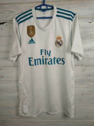 Real Madrid Jersey 2017/18 Home Small Shirt Camiseta Football Adidas Az8059