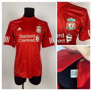 Liverpool Football Club 2011/2012 Jersey Shirt Adidas Standard Chartered Size M