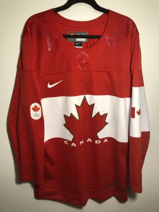 2014 Nike Official Team Canada Olympic Gold Medal Hockey Jersey Mens Size Large