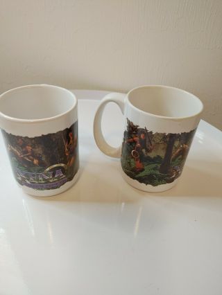 Set Of 2 Xena Warrior Princess Coffee Mugs