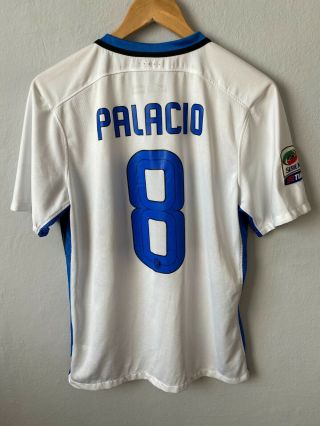 Inter Milan 2015 Nike Football Shirt Palacio Away Soccer Jersey Size S Maglia