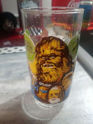 1977 Star Wars Chewbacca Burger King/coca Cola Glass - Vintage Classic
