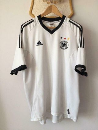 Dfb Deutschland Germany 2002 2004 World Cup Home Football Shirt Jersey Adidas Xl
