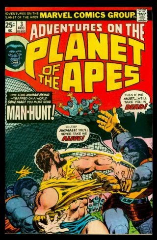 Marvel Comics Adventures On The Planet Of The Apes 3 Vfn/nm 9.  0