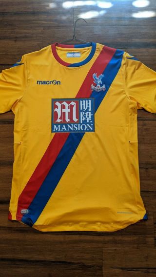 Crystal Palace Football Shirt Jersey Yellow Xxl
