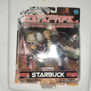 Battlestar Galactica Starbuck Figure - Joyride Studios 2005 - Series 2 Moc Mip Nip