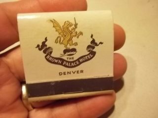 Matchbook Full The Brown Palace Hotel Famous Ship Tavern Denver Co 08