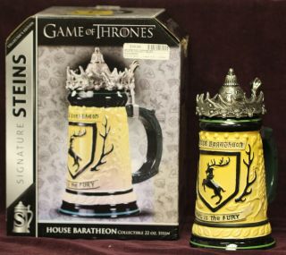 Game Of Thrones House Baratheon Collectible 22 Oz.  Signature Stein Please Read