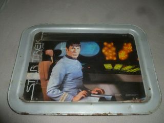 Vintage Star Trek The Motion Picture Metal Tv Tray Folding 1979 Paramount Spock