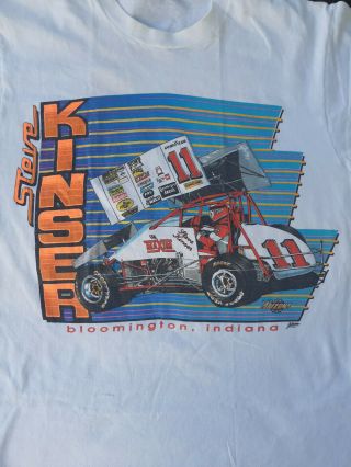 Sprint Car - Steve Kinser - 1991 Vintage T - Shirt - Large
