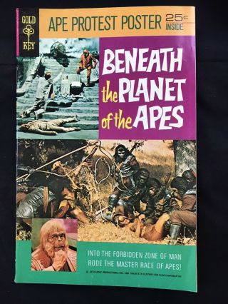 Gold Key Comic Book Beneath The Planet Of The Apes 1970