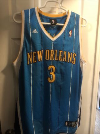 Chris Paul Orleans Hornets Authentic Adidas 3 Jersey Size Xl Length,  2