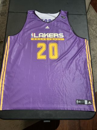 Los Angeles Lakers Game Worn 20 Practice Jersey Nba Summer League World Champ