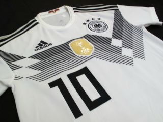adidas Germany Home World Cup 2018 BR7843 Soccer Jersey Football Shirt 10 OZIL 2