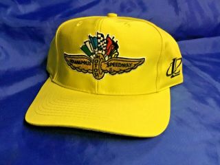 Indianapolis Motor Speedway Safety Patrol Hat Autographed X 2 Indy 500