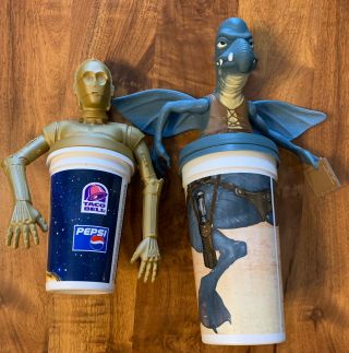 Star Wars Taco Bell Collector Cups And Toppers (cp30,  Watto)