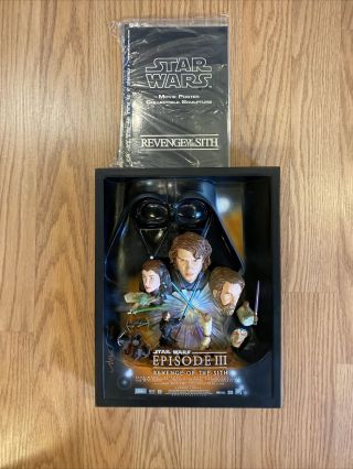 Code 3 Collectables Star Wars Revenge Of The Sith 3 - D Movie Poster Sculpture