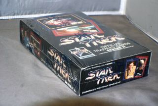 Star Trek Series 2 Trading Cards Completes The 25th Anniversary Set Box