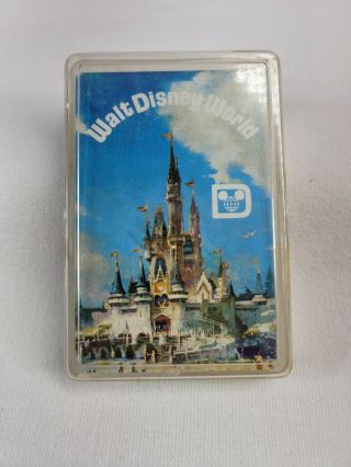 Vintage Walt Disney World Playing Cards Poker Game Souvenir Deck Castle Florida