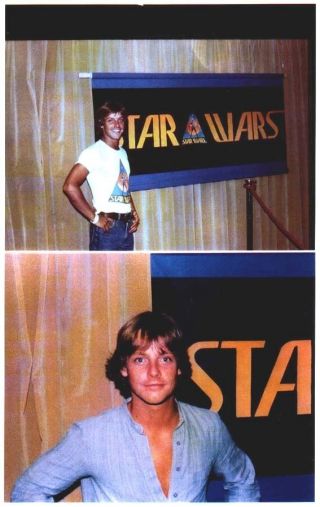 Mark Hamill - Two 8 X 10 Star Wars 1976 Color World Sci - Fi Convention Photos