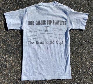 Vintage Portland Pirates AHL 1996 Calder Cup Championship T Shirt Size Small 2