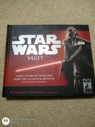 Star Wars Vault Collectible Book 30 Years Of Treasures From Lucasfilm Archives