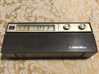 Rare Vintage Packard Bell Ar - 851 Transistor Radio - Brown
