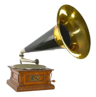 C.  1903 Antique Victor D Phonograph - Horn - We Ship Worldwide